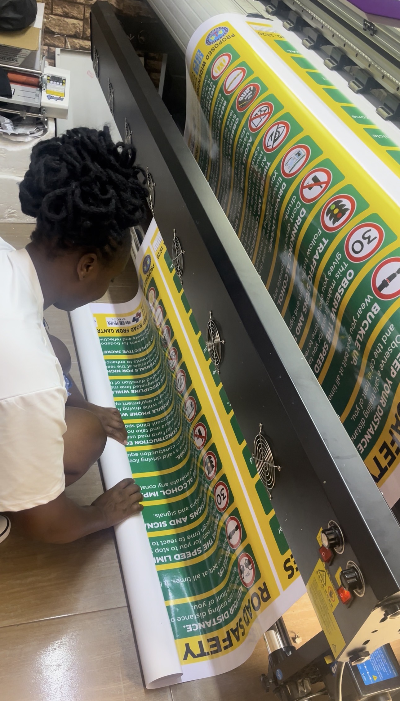 Davreem Ltd printing shop and branding workspace in Nairobi